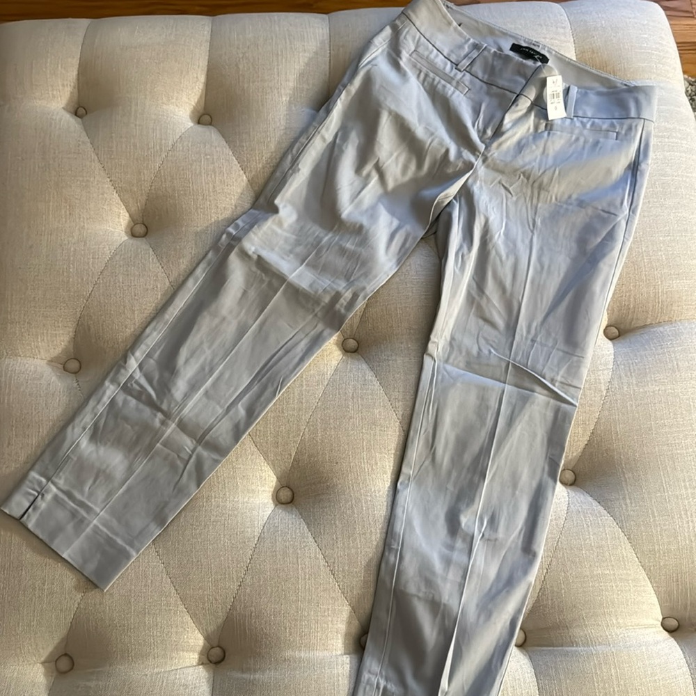 ANN TAYLOR GRAY ANKLE DRESS PANTS